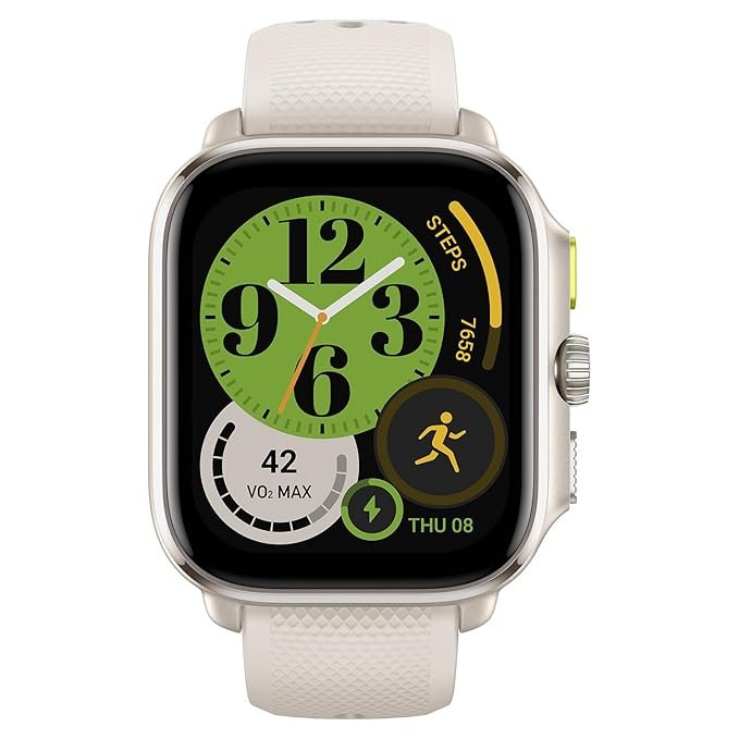 Amazfit Cheetah 47mm Smart Watch (Square, A2294) - Winner Champagne, GPS, Fitness Tracking thumbnail 2