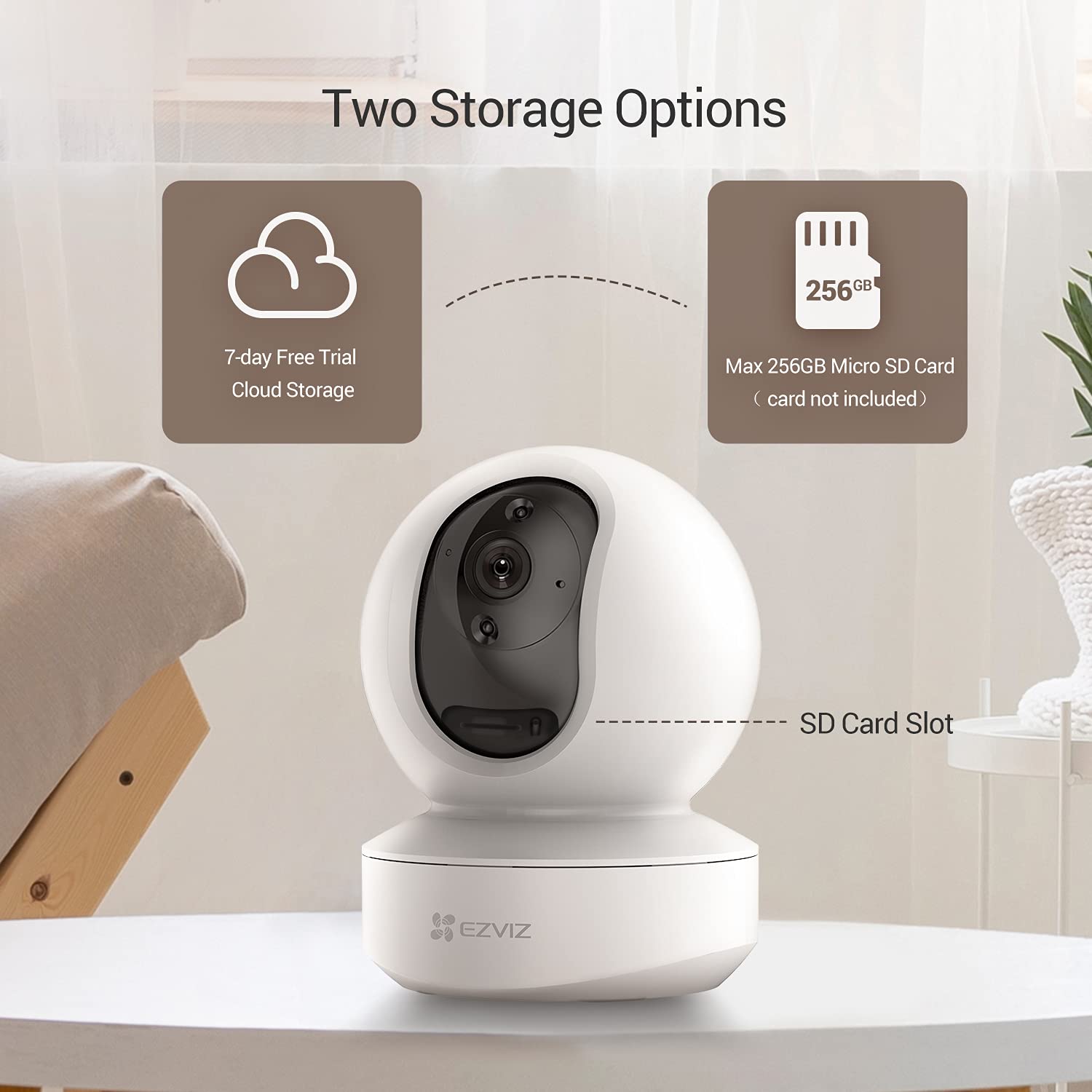 EZVIZ SMART HOME CAMERA 2K TY1 PRO CS-TY1 PRO thumbnail 7