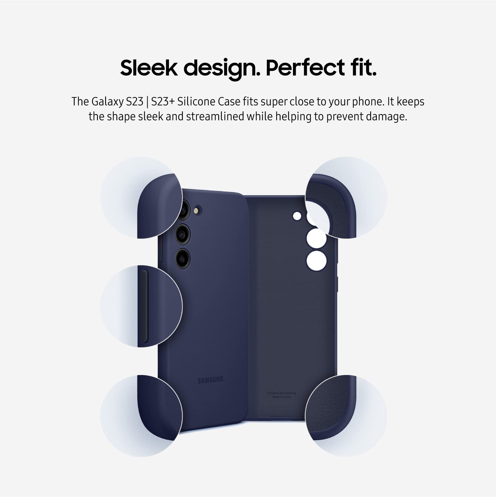 SAMSUNG GALAXY S23 PLUS SILICONE COVER DARK BLUE EF-PS916TNEGWW thumbnail 4