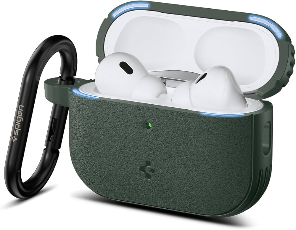 SPIGEN LEATHER ARMOR CASE FOR AIRPODS PRO 3 GREEN