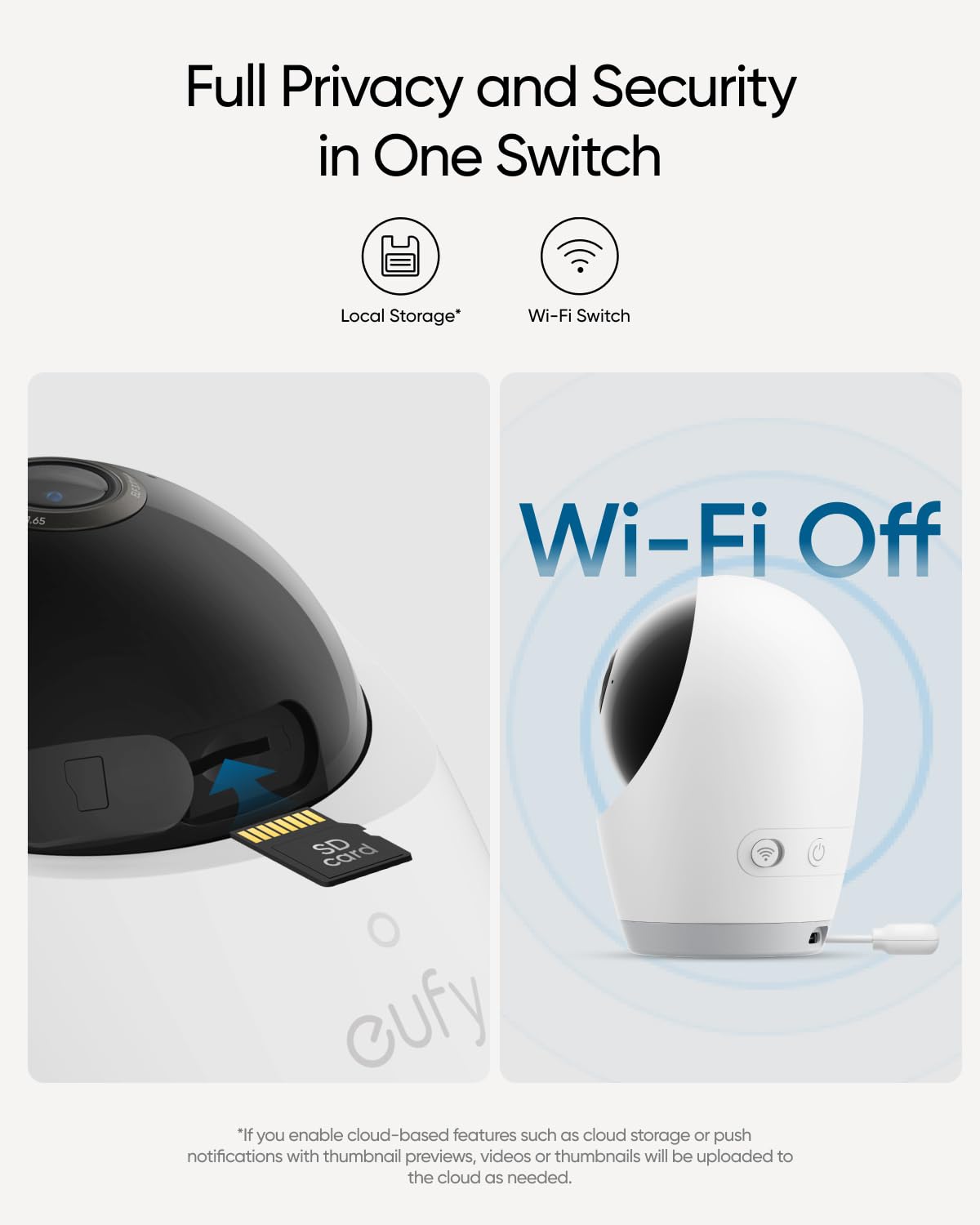 EUFY CAM E21 BABY MONITOR WHITE E8354221 thumbnail 7