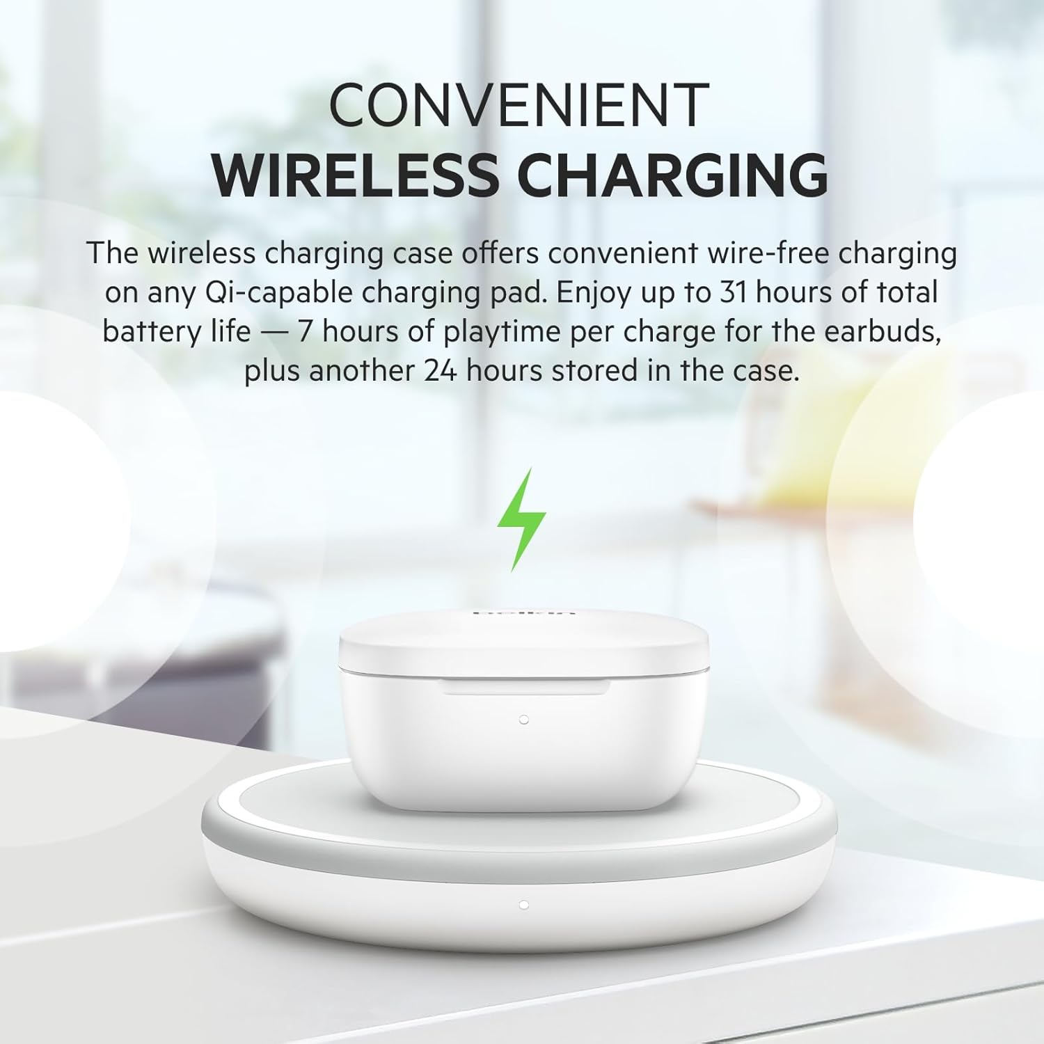 BELKIN SOUNDFORM FLOW NOISE CANCELLING EARBUDS WHITE AUC006BTWH thumbnail 8