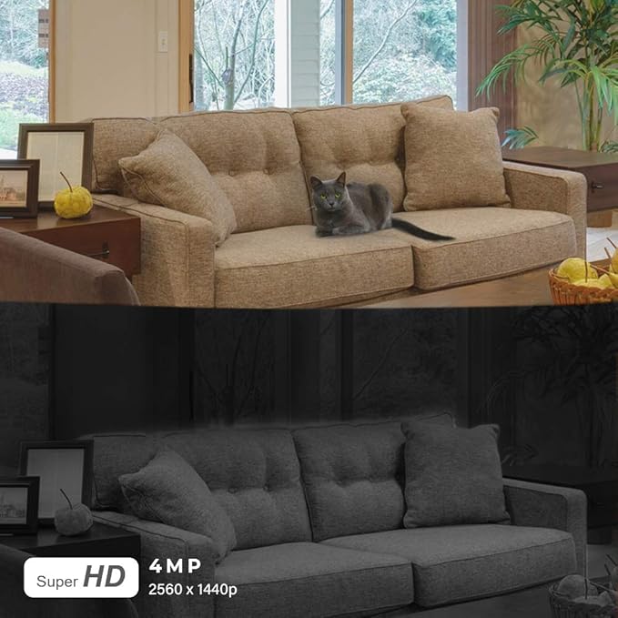 REOLINK WIFI SERIES 4MP SUPER HD PAN & TILT WIFI CAMERA WCEP4MP04PT thumbnail 3