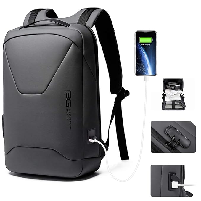BANGE BACKPACK GRAY BG-22188 thumbnail 2