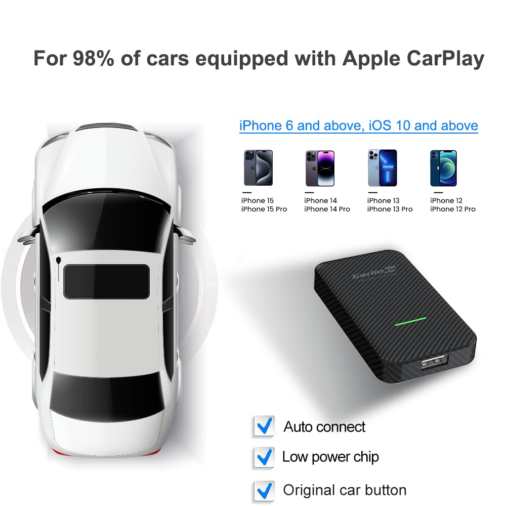CARLINKIT WIRED TO WIRELESS ASB ADAPTER CPC200-U2W PLUS thumbnail 9