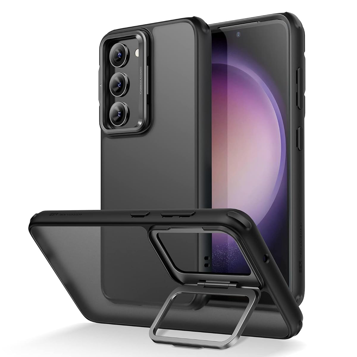 ESR SAMSUNG S23 PLUS CLASSIC KICKSTAND CASE FROSTED BLACK