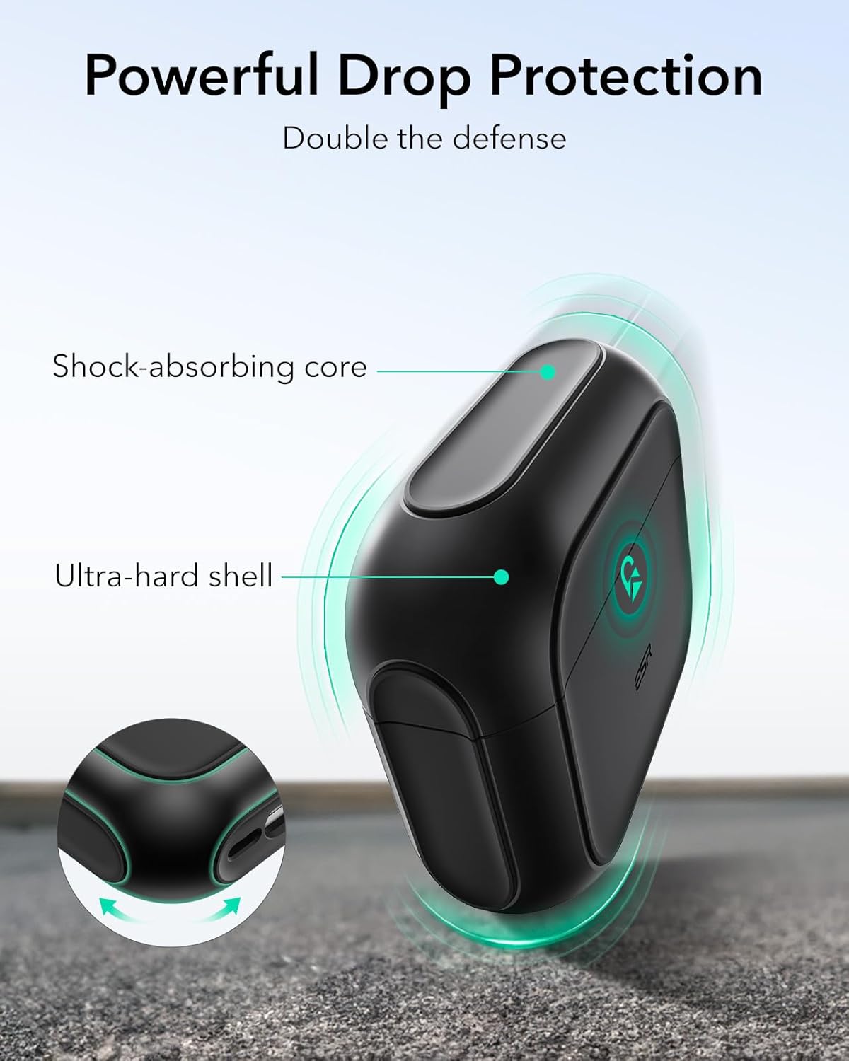 ESR ORBIT HYBRID AIRPODS 4 CASE BLACK thumbnail 4
