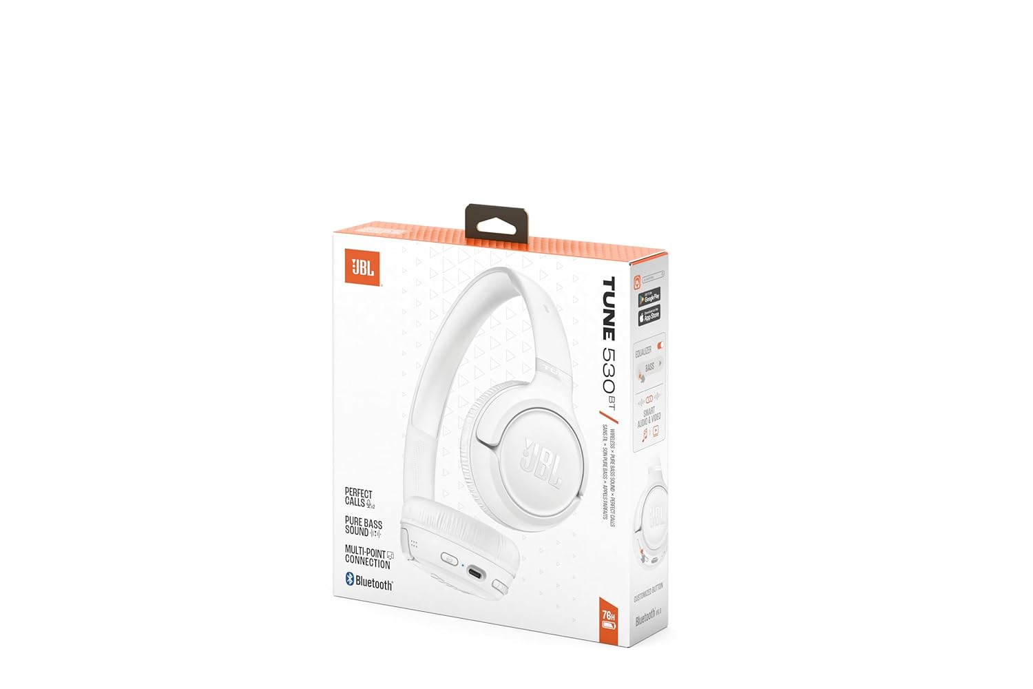 JBL TUNE 530 BLUETOOTH HEADSET WHITE thumbnail 8