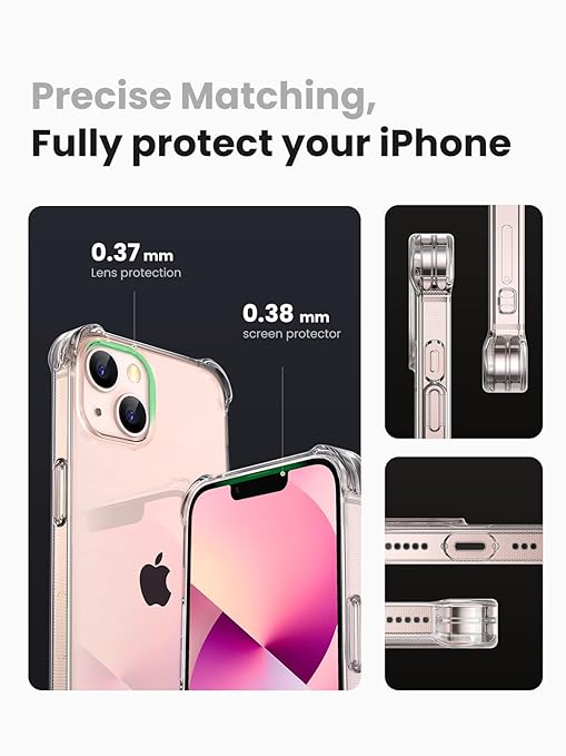 UGREEN IPHONE 13 BRIGHT CUSHION PROTECTIVE CASE CLEAR 90123 thumbnail 5