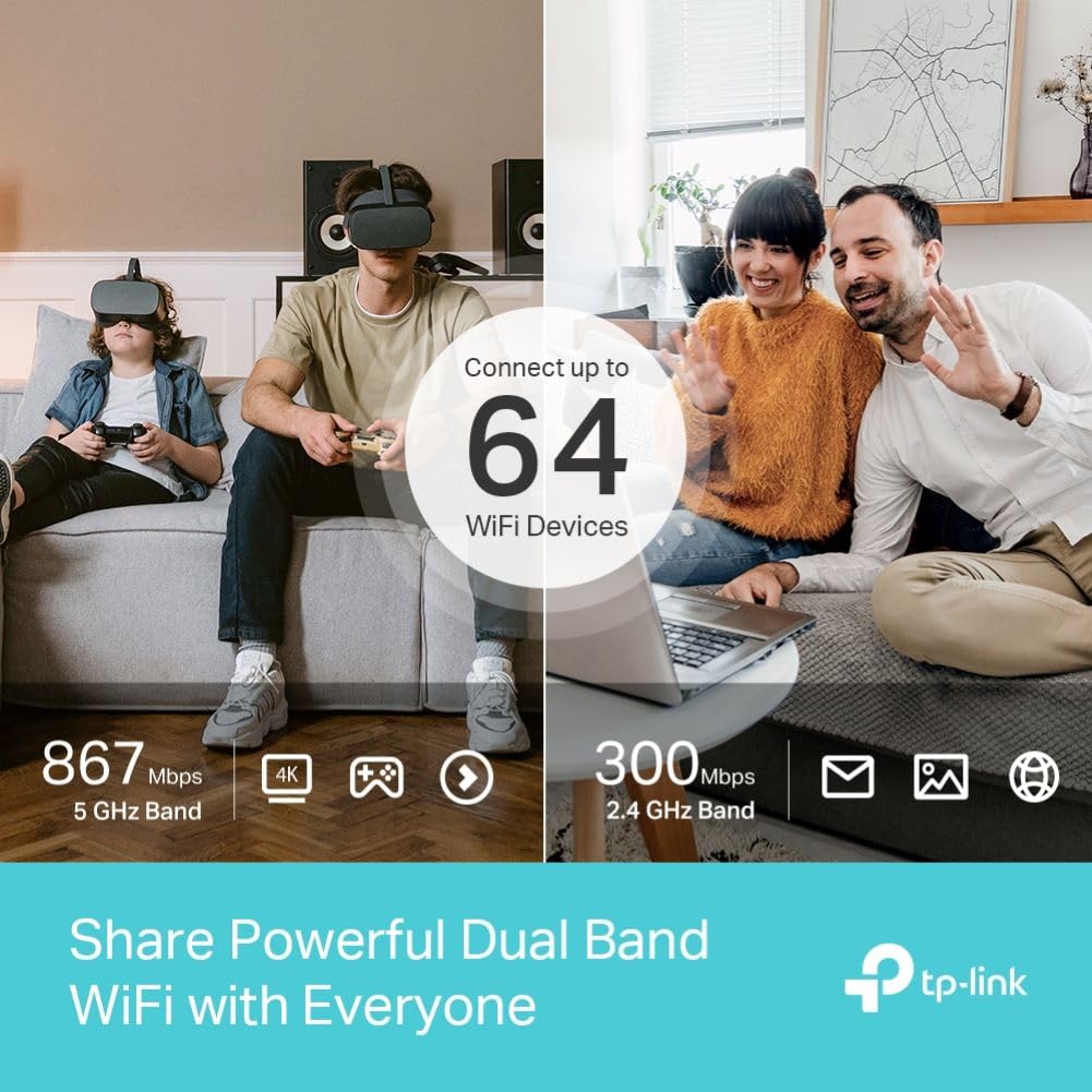 TP LINK AC1200 DUAL BAND WIFI 4G LTE ROUTER ARCHER MR402 thumbnail 4