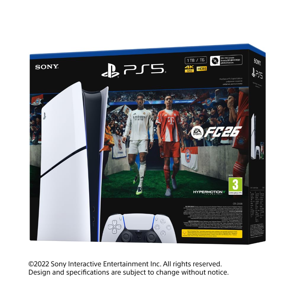 SONY PLAYSTATION 5 PRO FC26 DIGITAL EDITION 4K HDR 2TB CFI-7021B01Y thumbnail 2