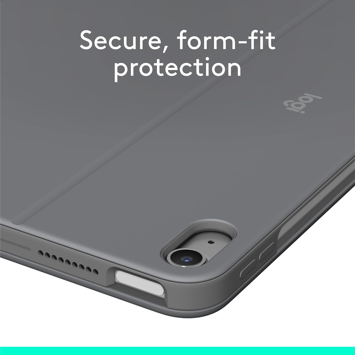 LOGITECH IPAD AIR 11 INCH (M2) AND IPAD AIR 5TH GENERATION COMBO TOUCH KEYBOARD CASE GRAY ARABIC 920-012637 thumbnail 5