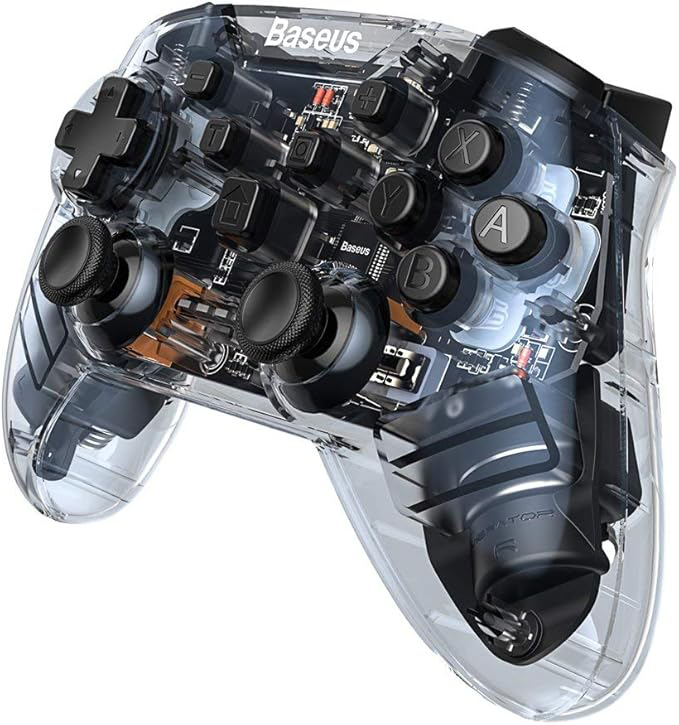 BASEUS SW MOTION SENSING VIBRATING GAMEPAD TRANSPARENT BLACK GMSWA-01