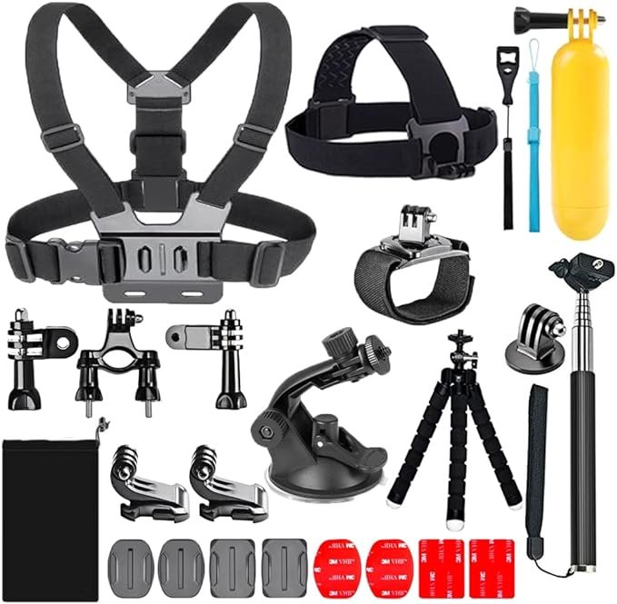 YHTSPORT 20 IN 1 GOPRO ACESSORIES ACTION CAMERA KIT