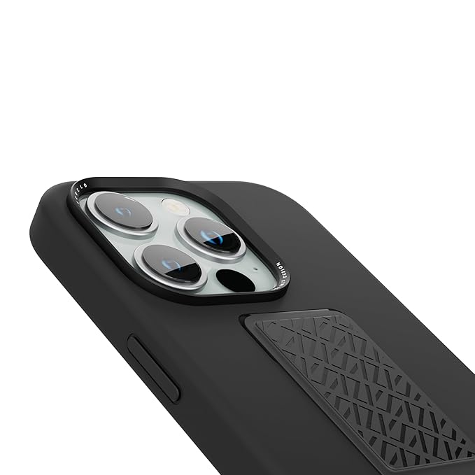 LEVELO MORPHIX IPHONE 15 PRO SILICONE CASE WITH GRIP BLACK thumbnail 3