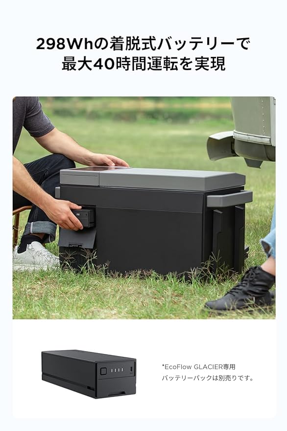 ECOFLOW PORTABLE COMPRESSOR FRIDGE GLACIER 38L EFBX100 thumbnail 3