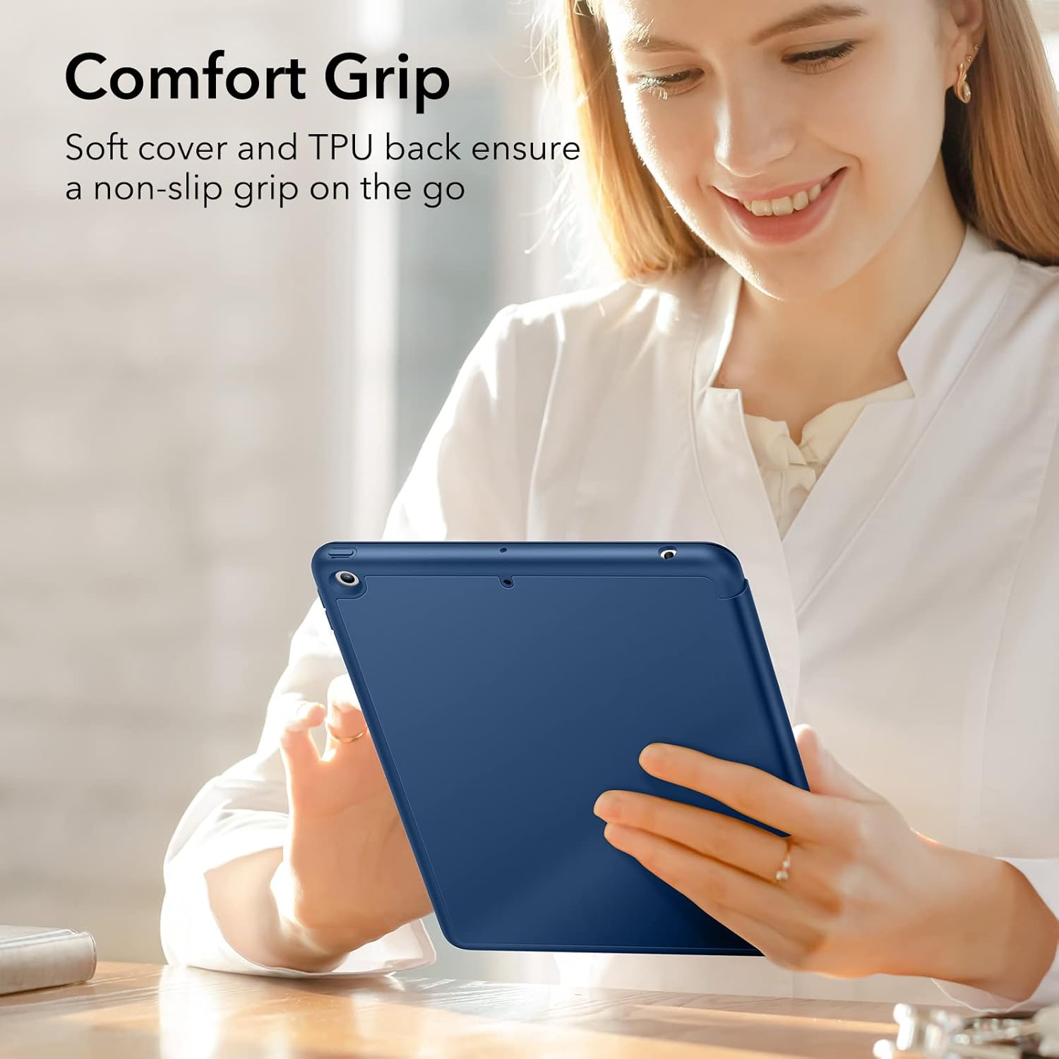 ESR IPAD 8/7 URBAN FOLIO CASE WITH PENCIL HOLDER BLUE thumbnail 7