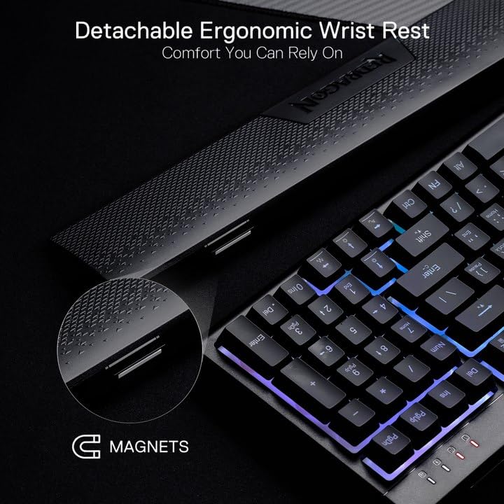 REDRAGON SHIVA 98 KEYS RGB WIRED GAMING KEYBOARD BLACK K515-RGB thumbnail 5