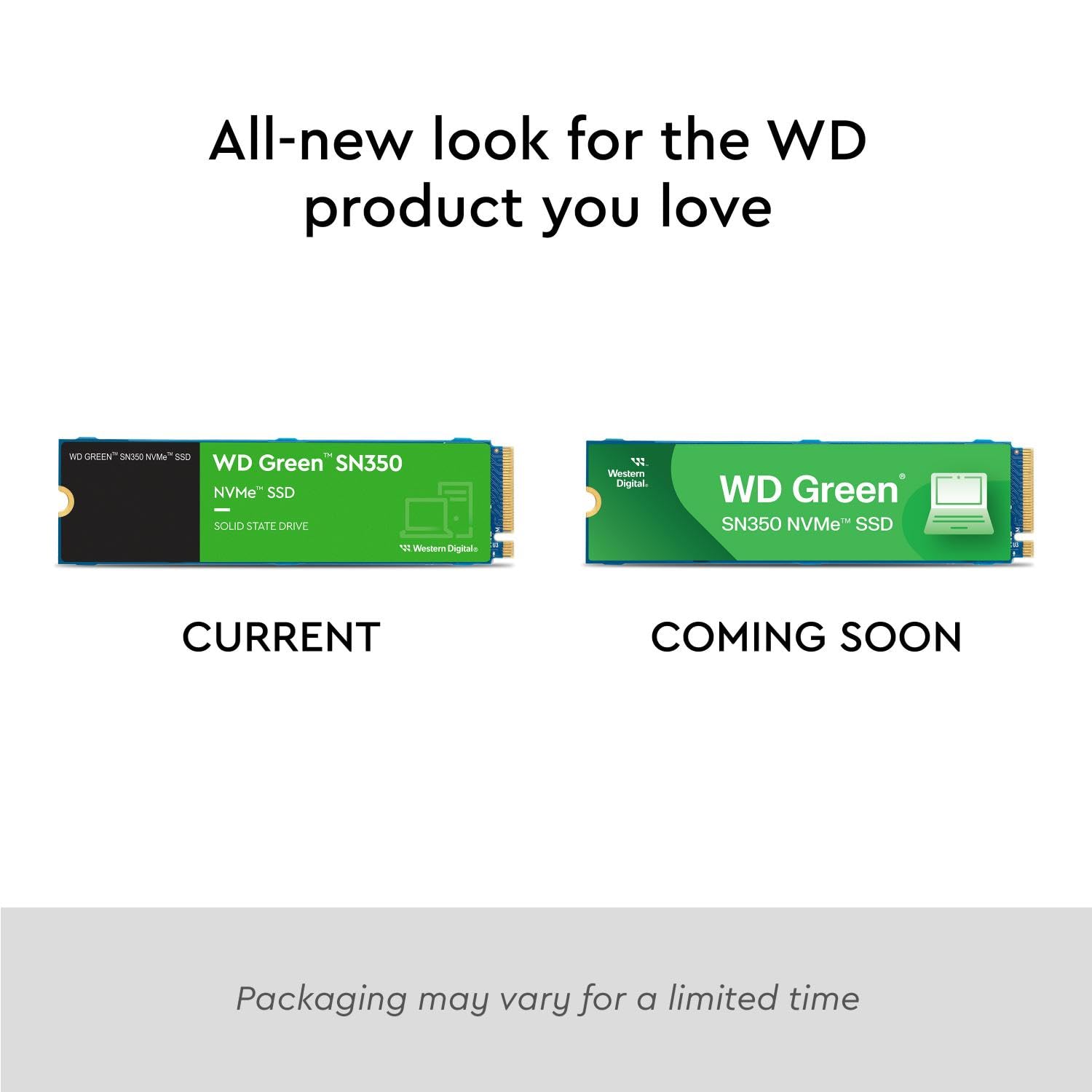WD INTERNAL SSD 500GB SN350 M.2 NVME 2280 PCIE GEN 4 GREEN WDS500G2G0C-00CDH0 thumbnail 8