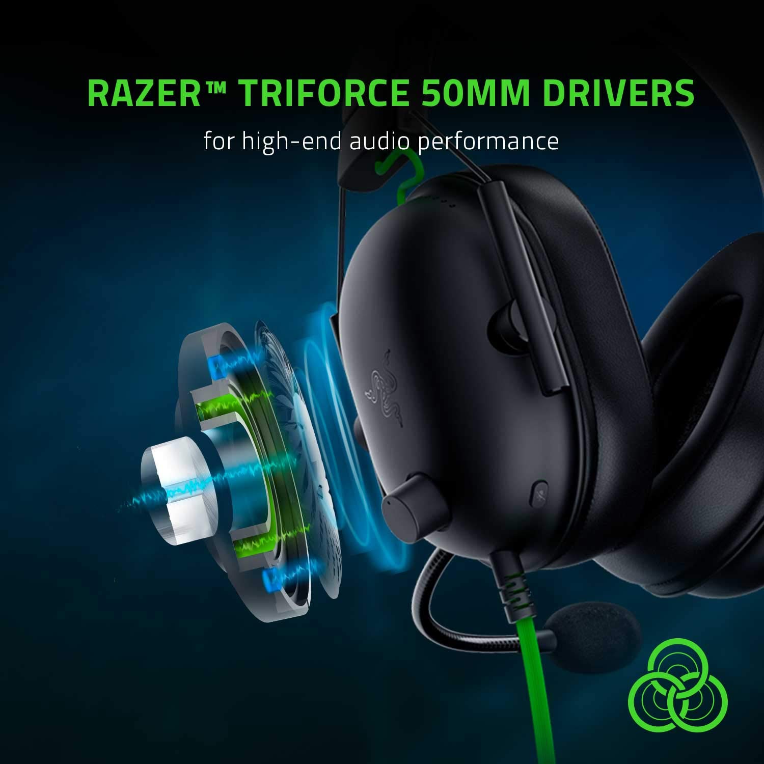 RAZER BLACKSHARK V2 X PLAYSTATION GAMING HEADSET BLACK RZ04-03241000-R3G1 thumbnail 2