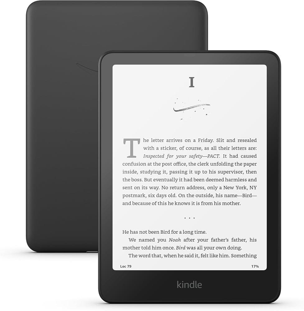 Amazon Kindle Paperwhite 7-Inch (12th Generation) E-Reader - USB-C, Waterproof, Adjustable Warm Light (Black)