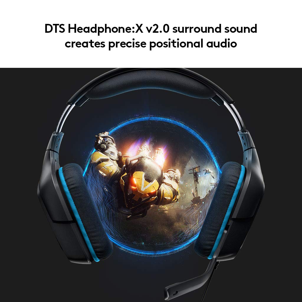 LOGITECH G432 7.1 SURROUND GAMING HEADSET 981-00070 thumbnail 3