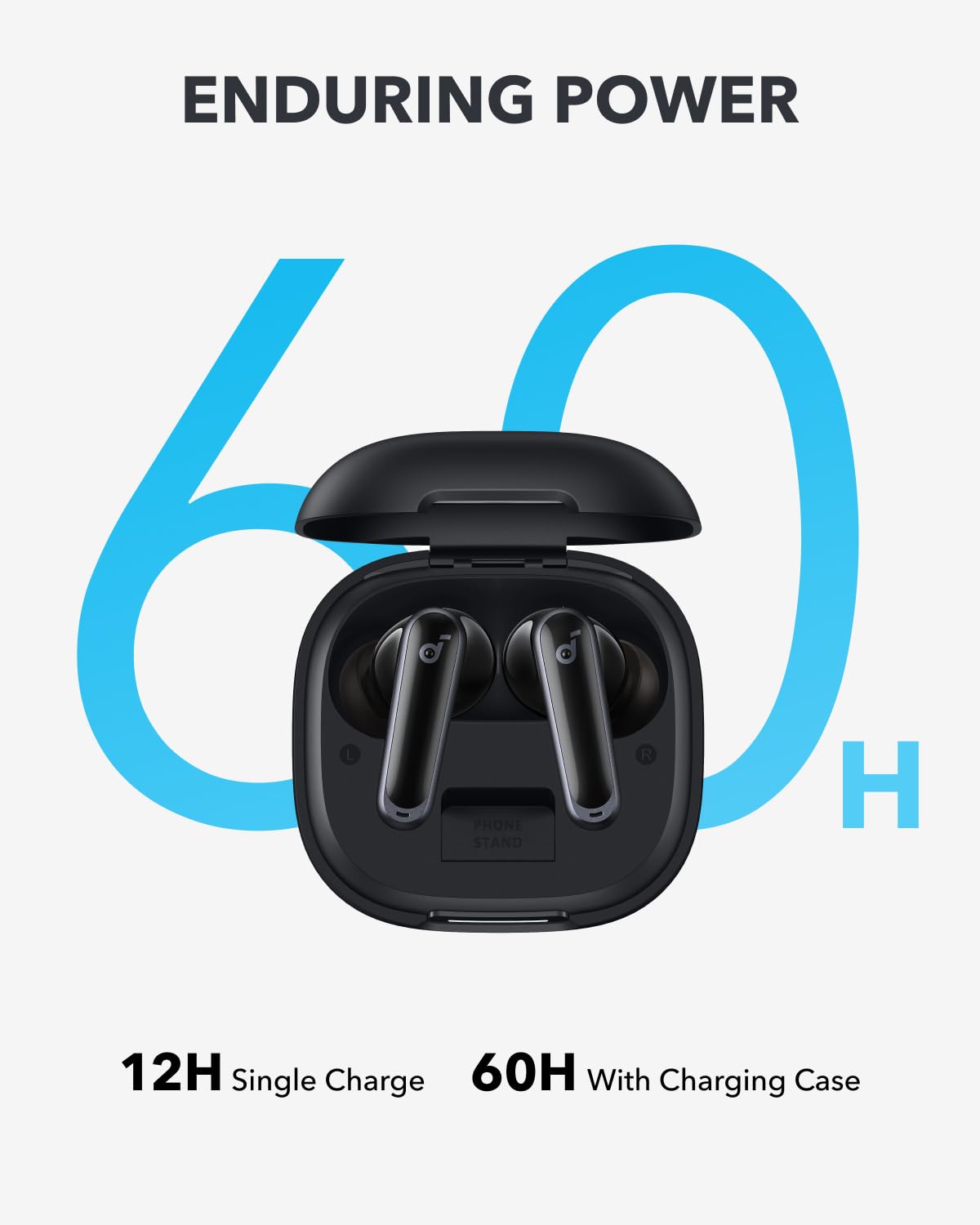 ANKER SOUNDCORE P40I NOISE CANCELLING EARBUDS BLACK A3955H11 thumbnail 5