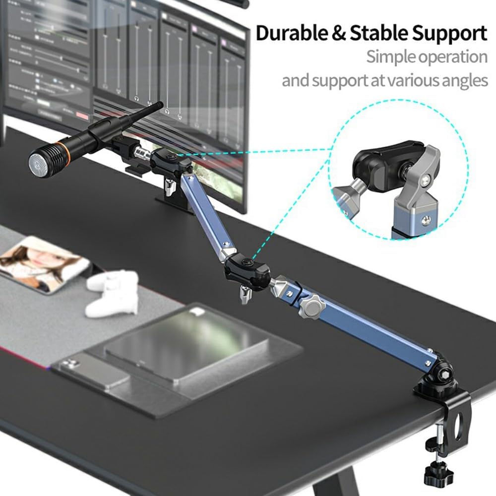 LANPARTE MICROPHONE HOLDER STAND WITH DESKTOP CLAMP DMS-01 thumbnail 5