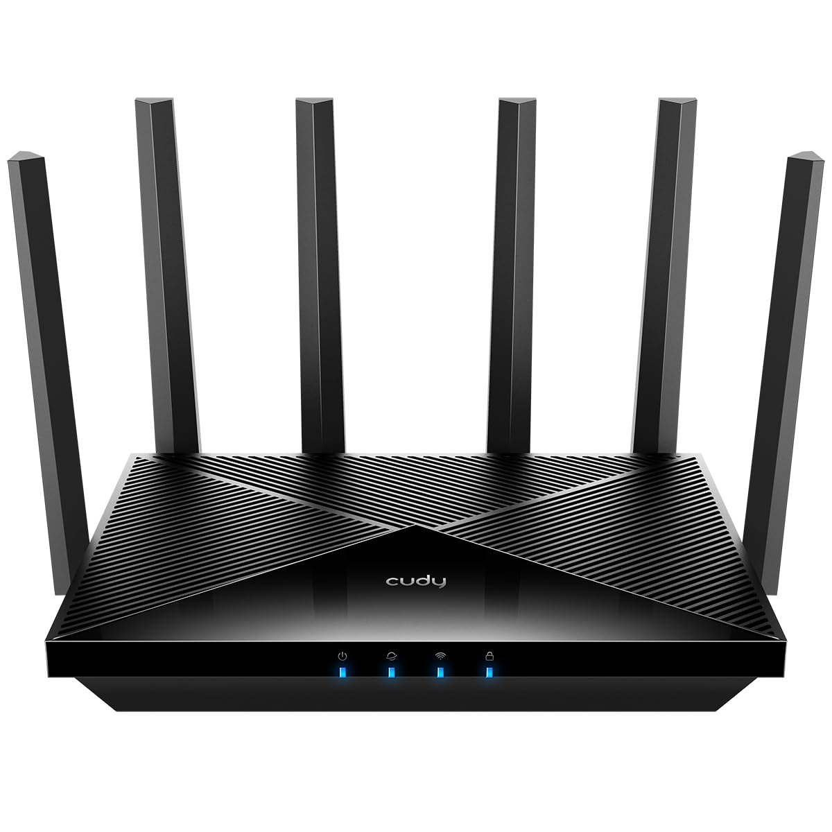 CUDY BE11000 TRI-BAND WI-FI 7 6-STREAM 10 GBPS 4X 2.5G PORTS ROUTER BLACK WR11000