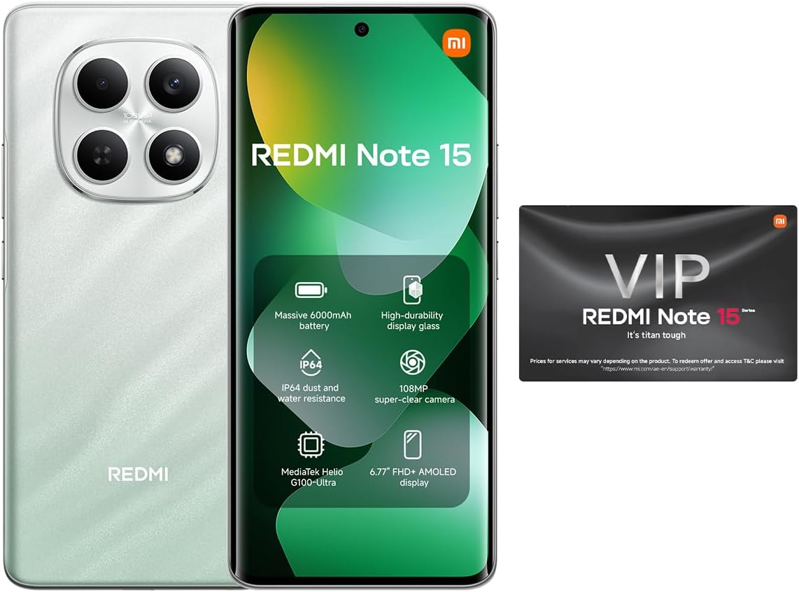 MI REDMI NOTE 15 8GB RAM 256GB ROM FOREST GREEN (4G) thumbnail 2