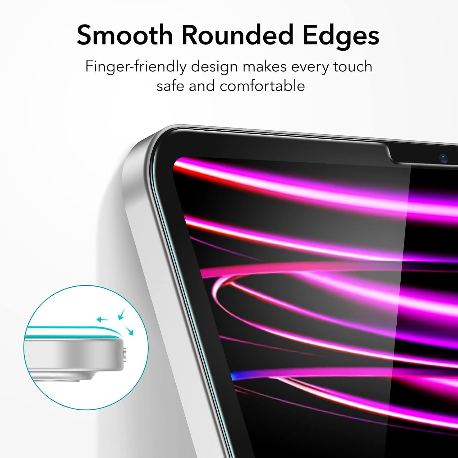 ESR IPAD PRO 12.9 INCH 3X GLASS SCREEN PROTECTOR CLEAR thumbnail 9