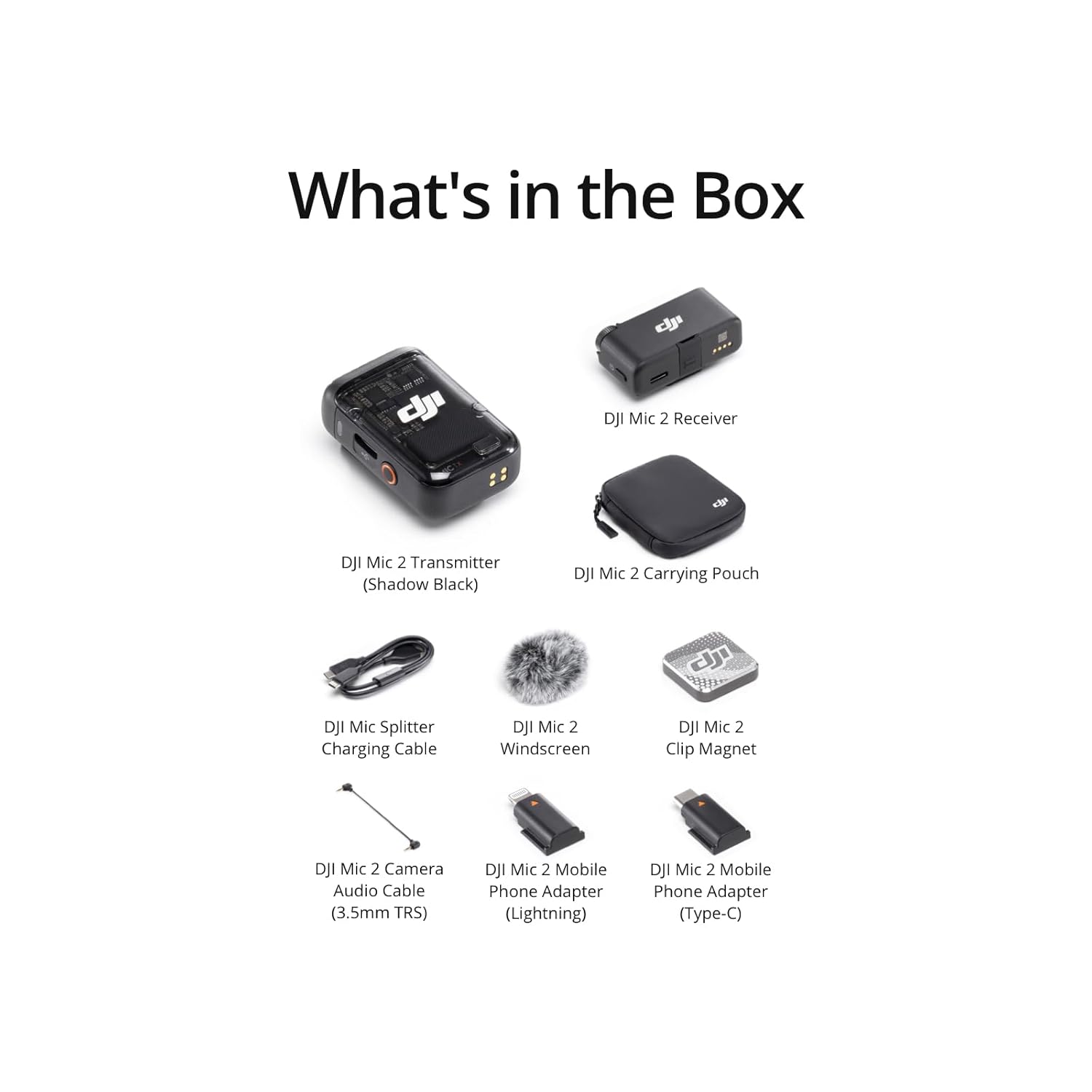 DJI MIC 2 WIRELESS MICROPHONE SINGLE KIT (1TX + 1RX) thumbnail 9