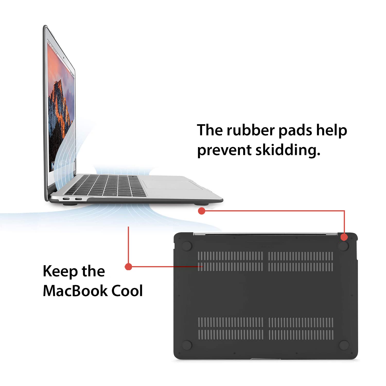 WIWU MACBOOK AIR 13.6 INCH(2022) iKAVLAR ULTRA THIN CASE BLACK thumbnail 9