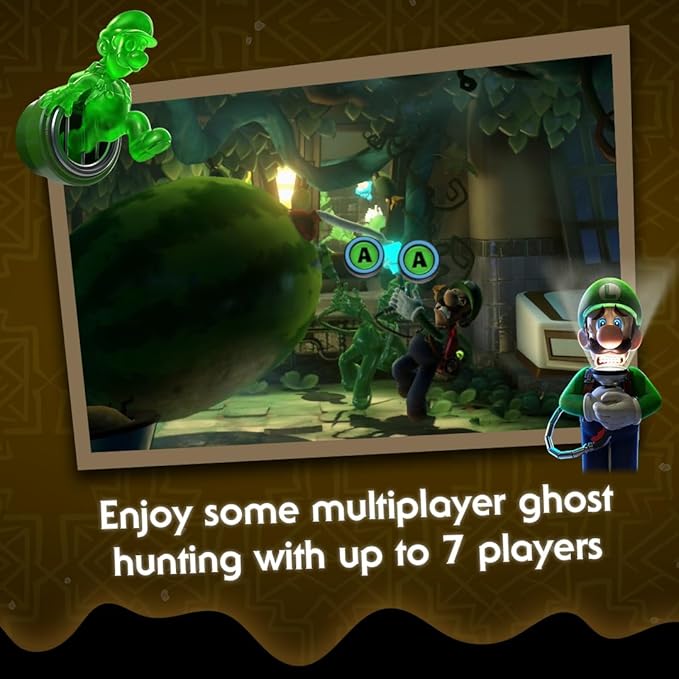 NINTENDO SWITCH LUIGIS MANSON 3 GAME CD thumbnail 2