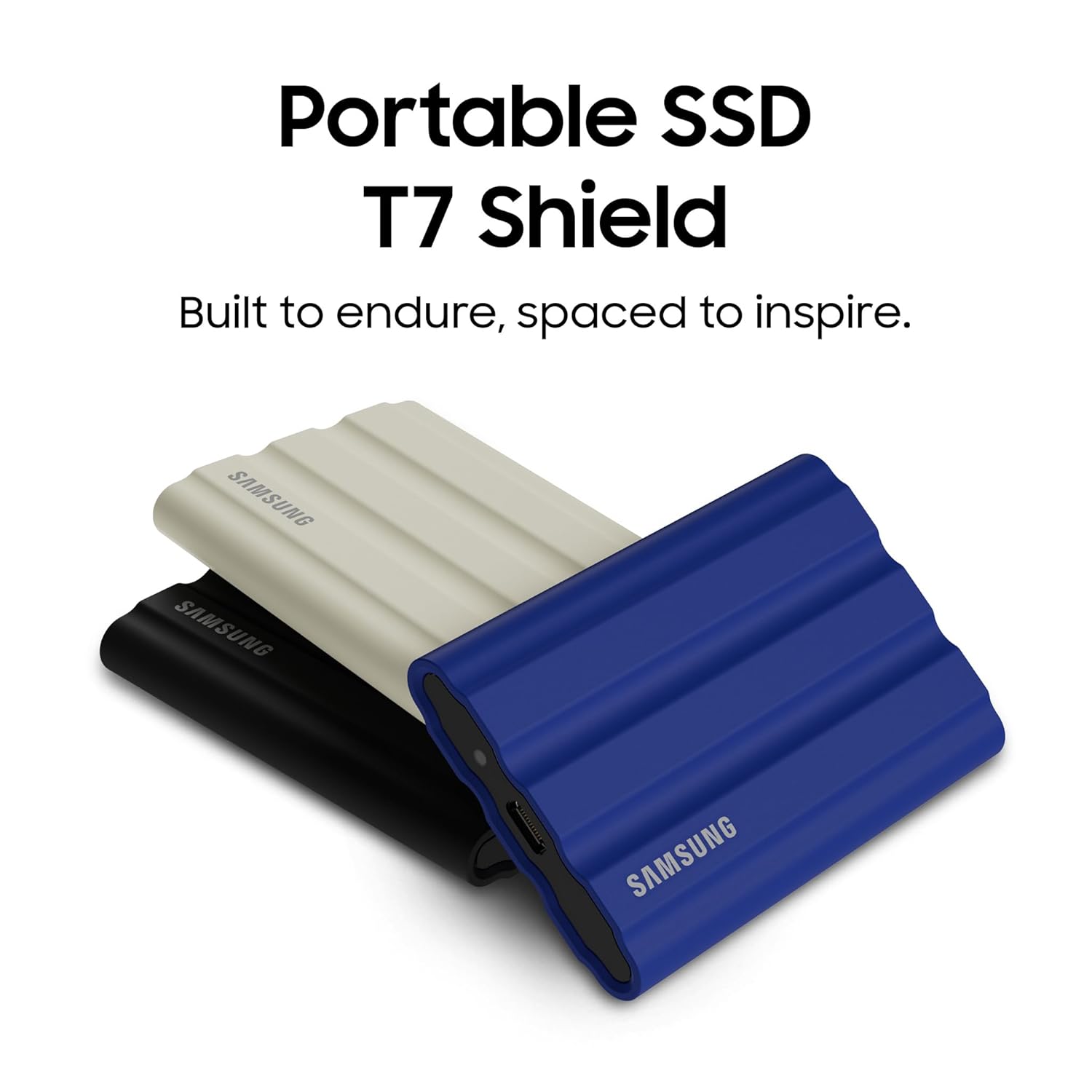 SAMSUNG PORTABLE SSD T7 SHIELD 1TB 6MU-PE1T0K/WW thumbnail 7