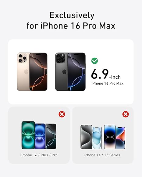 ANKER MAGNETIC CASE FOR IPHONE 16 PRO MAX CLEAR A90H2H0C thumbnail 4