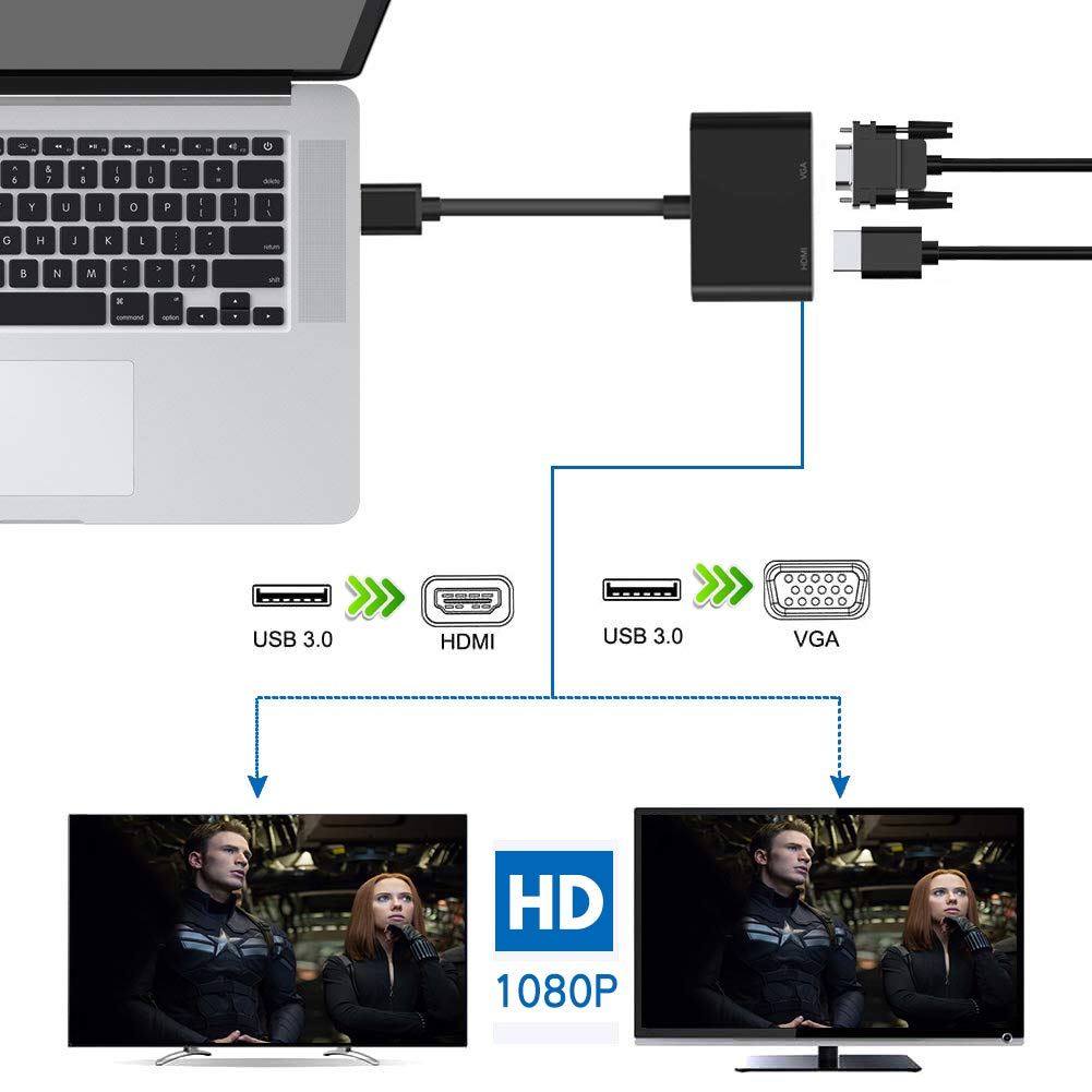 USB 3.0 TO HDMI & VGA VIDEO ADAPTER thumbnail 6