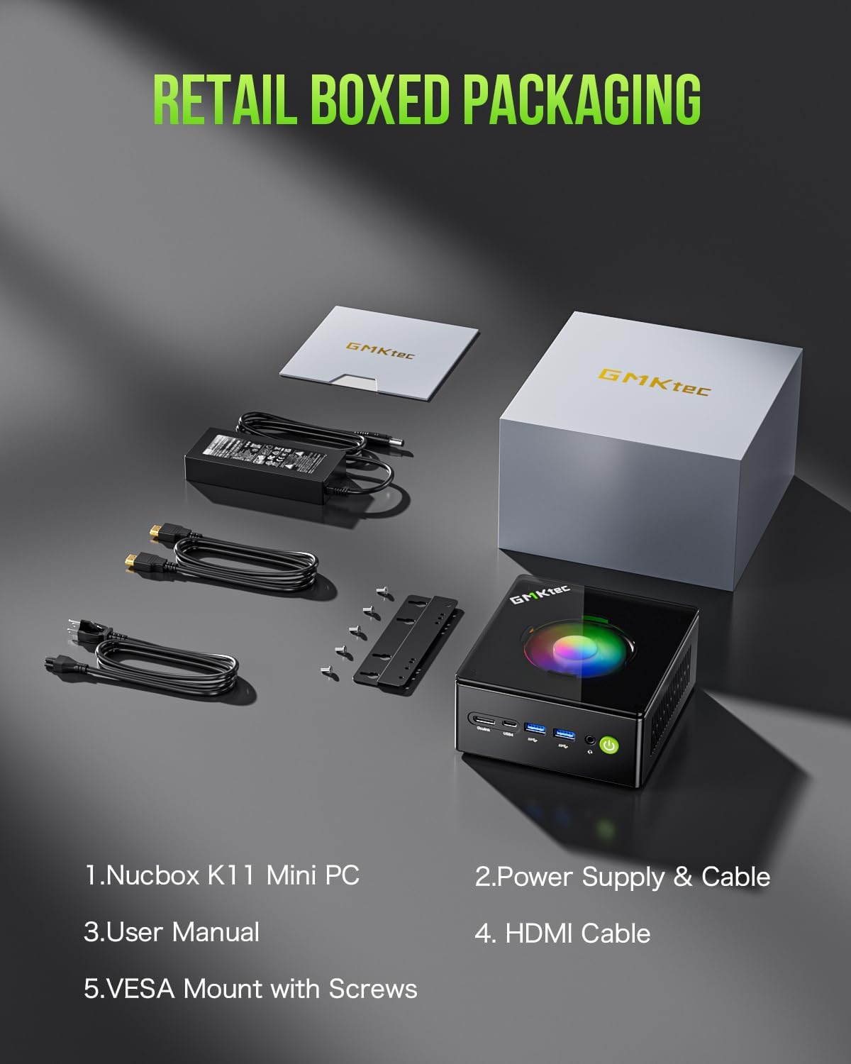 GMKTEC MINI PC RYZEN 9 8945HS 32GB RAM 1TB SSD WIN 11 PRO NUCBOX-K11 thumbnail 4