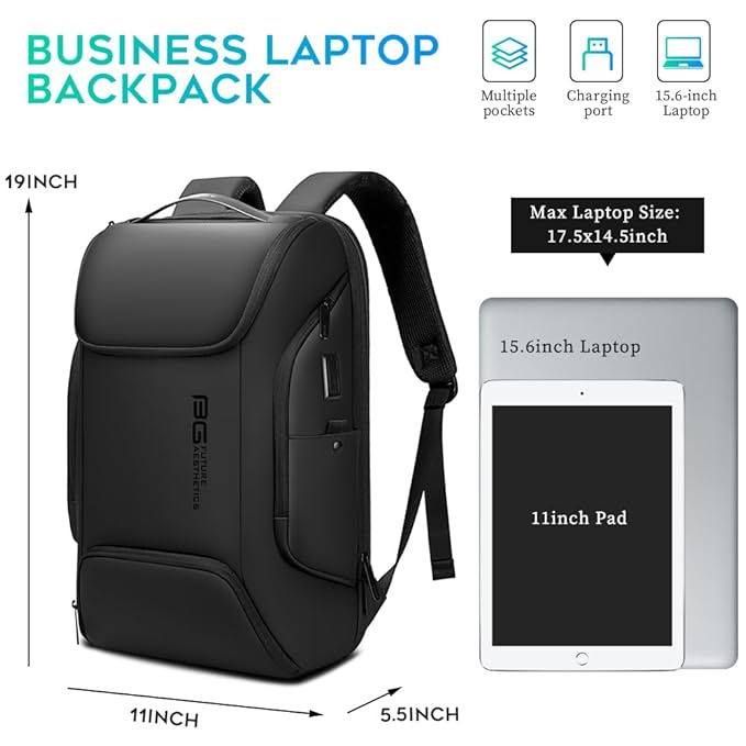 BANGE BACKPACK BLACK BG-7267 thumbnail 4
