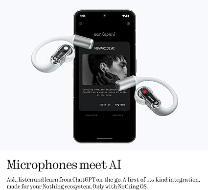 NOTHING EAR OPEN WIRELESS EARPHONE WHITE B182 thumbnail 5