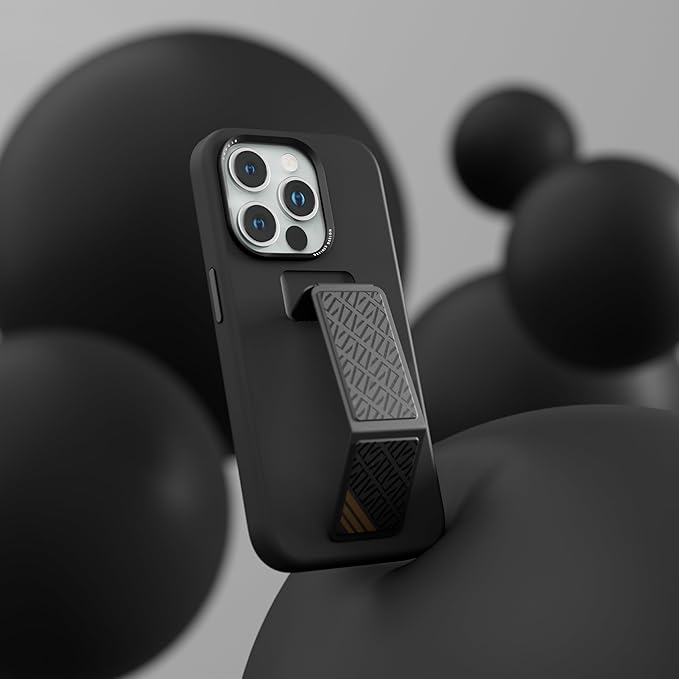 LEVELO MORPHIX IPHONE 15 PRO SILICONE CASE WITH GRIP BLACK thumbnail 6