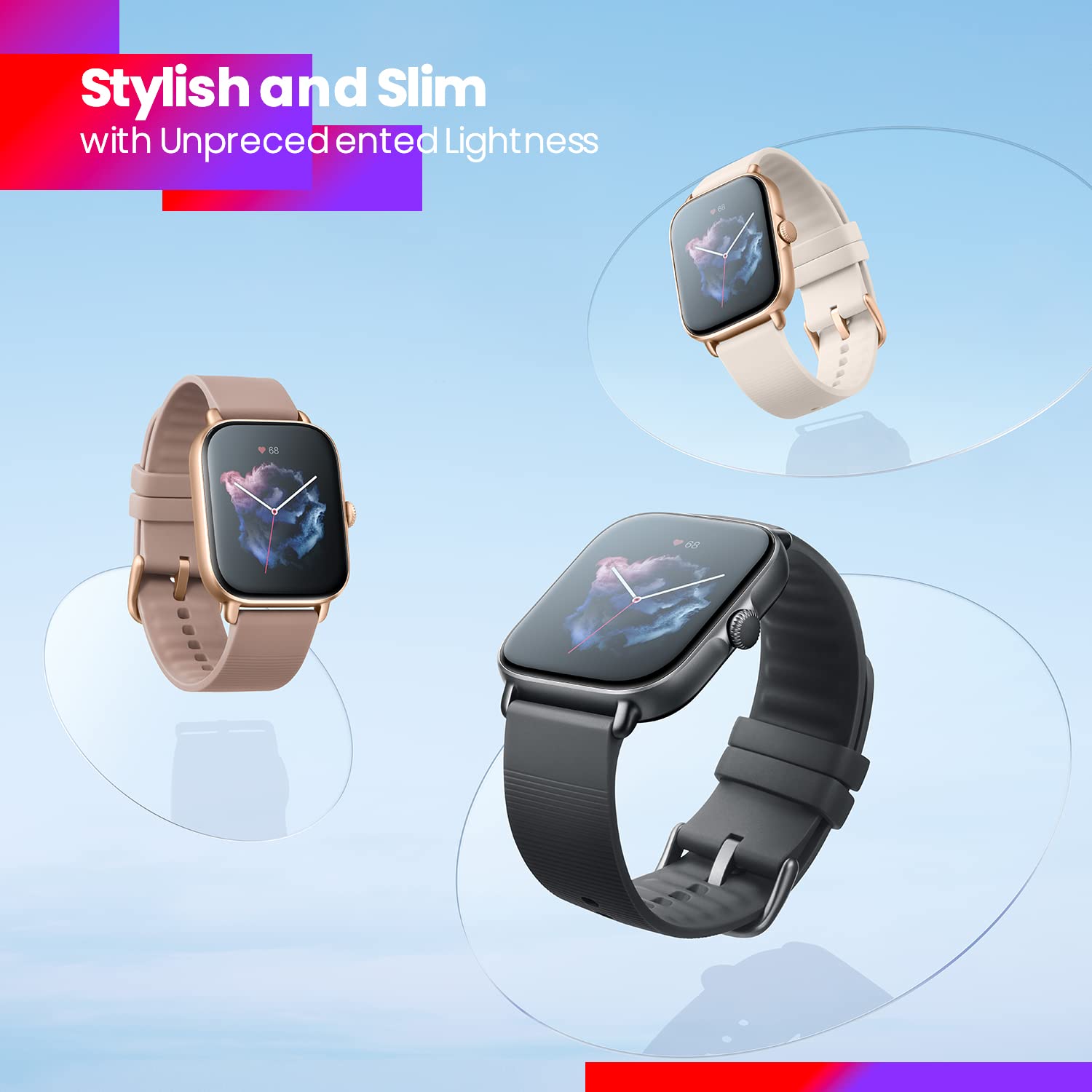 MI AMAZFIT GTS 3 WATCH LVORY WHITE thumbnail 2