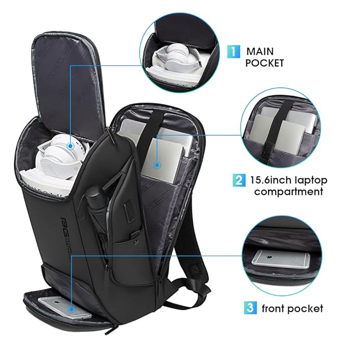 BANGE BACKPACK BLACK BG-7267 thumbnail 2
