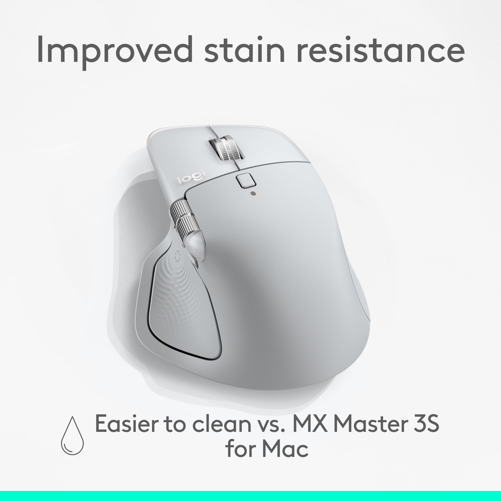 LOGITECH MX MASTER 4 WIRELESS MOUSE PALE GREY 910-007563 thumbnail 8
