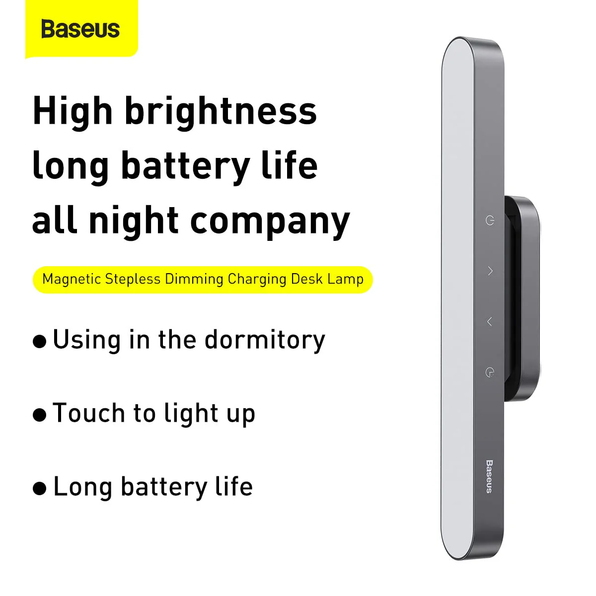 BASEUS MAGNETIC CHARGING DESK LAMP DARK GRAY DGXC-C0G thumbnail 6