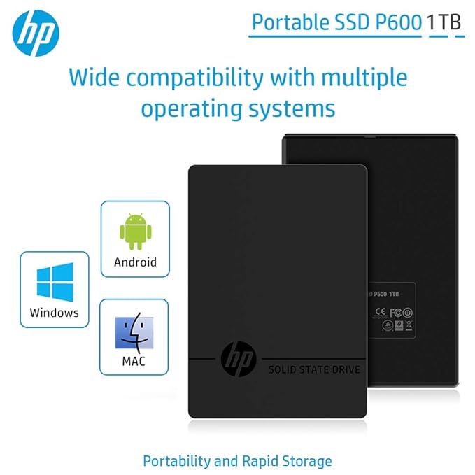 HP PORTABLE SSD P600 1TB 3XJ08AA thumbnail 4