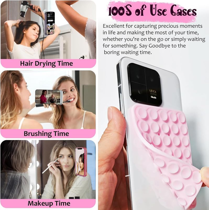 DOUBLE SIDED SUCTION CUP PHONE HOLDER GRAY thumbnail 4