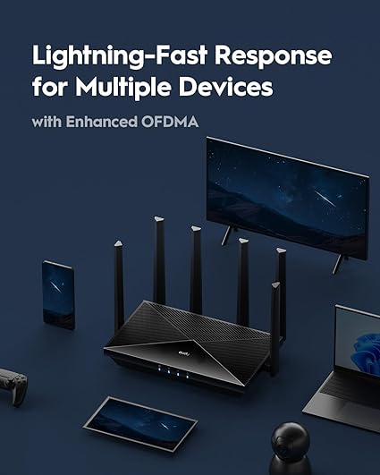 CUDY BE6500 DUAL BAND WI-FI 7 GAMING ROUTER 2.5G WAN PORT 2GHZ QUAD CORE ROUTER BLACK WR6500H thumbnail 5