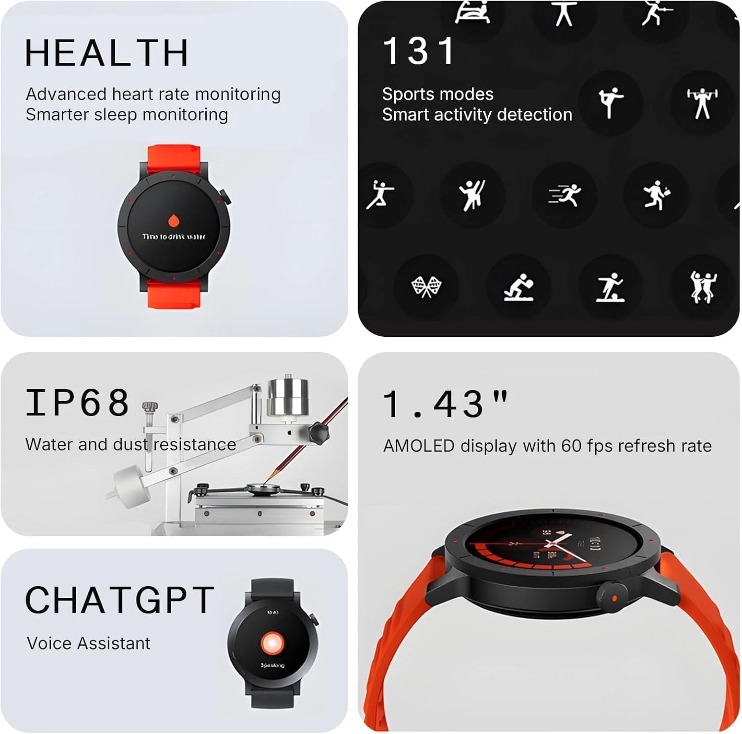 CMF BY NOTHING WATCH 3 PRO AMOLED LIGHT GREY thumbnail 4