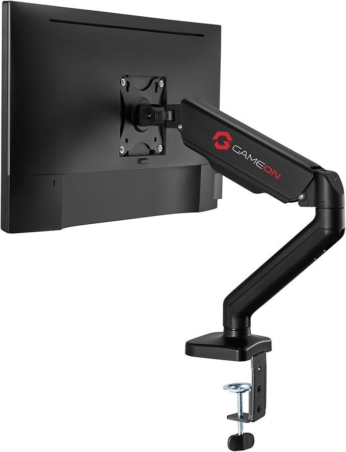 GAMEON SINGLE MONITOR ARM 17 TO 32 INCH BLACK GO-5336 thumbnail 4